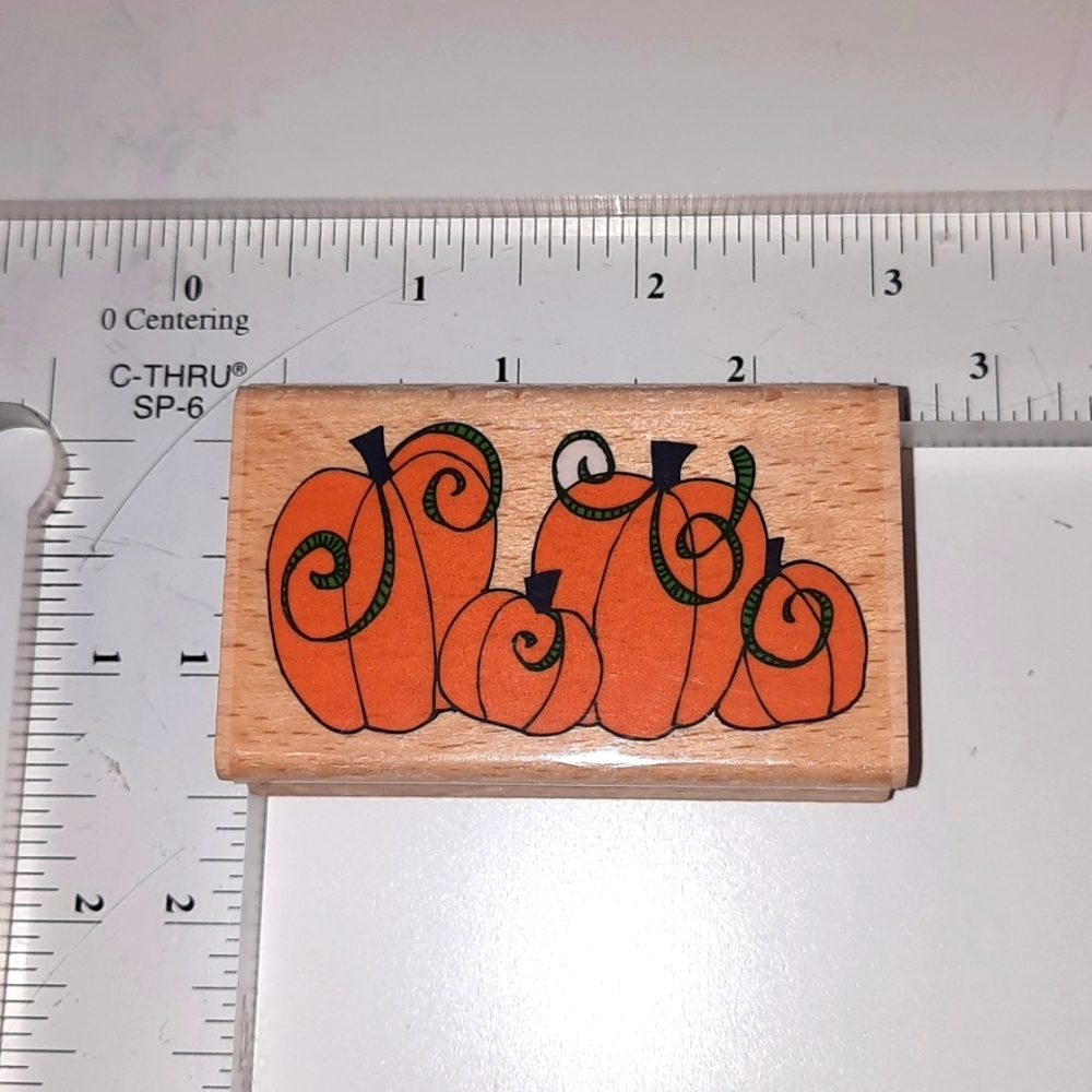 Free with min $15 purchase. Pumpkin Patch Kolette Hall rubber stamp